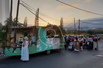 Romería popular en El Caracol (Foto Francisco Javier Santana)